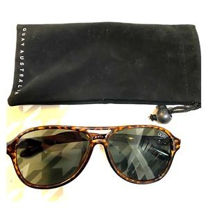 Quay “Magnetic” tortoise shell sunglasses